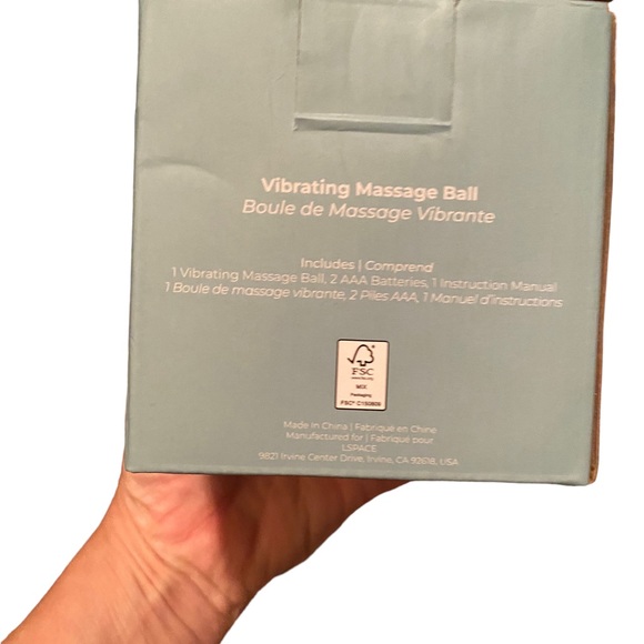 NWT L SPACE VIBRATING MASSAGE BALL TENSION RELIEF SMALL MUSCLES $42 NEW IN BOX - Picture 9 of 11